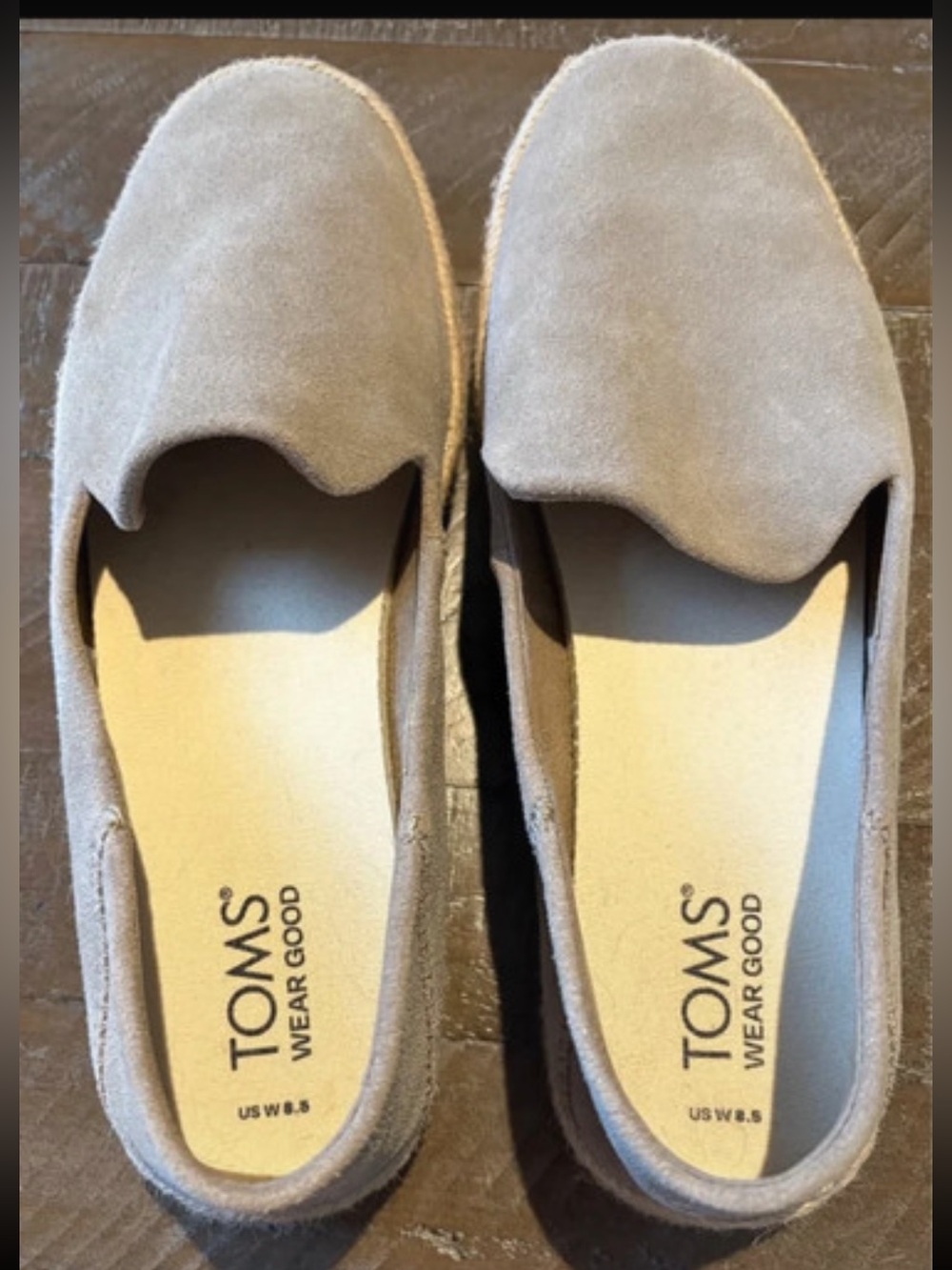 Toms Women's Suede Slip-On Espadrille 8.5